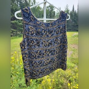 "Micro Beaded Top" VINTAGE Top